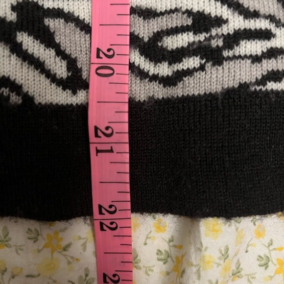 Vintage Wool Blend Leopard Print Cardigan Cape - Picture 3 of 4